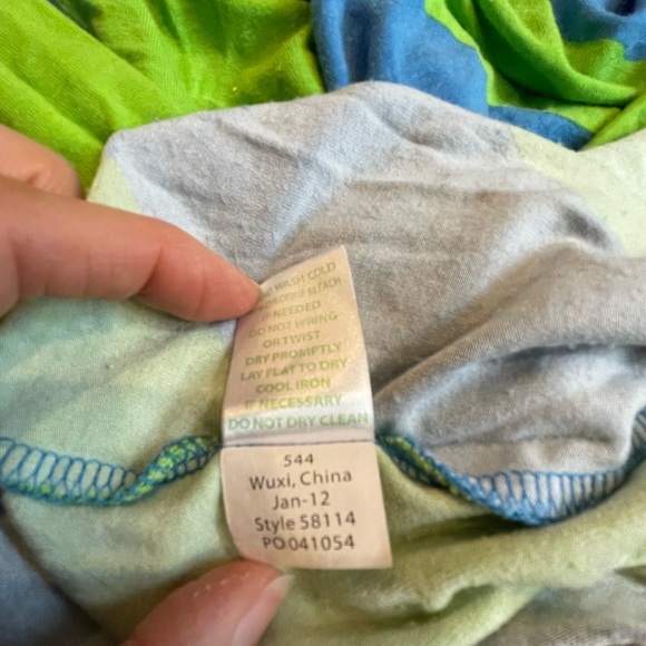 Lilly Pulitzer Green and Blue Stripe Maxi Dress size Small - Picture 12 of 12